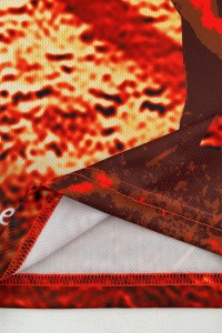 Design Contrasting Collar Sublimation Polo Shirt Customized Sublimation Tree Polo Shirt Dye Sublimation Factory P1472 detail view-2